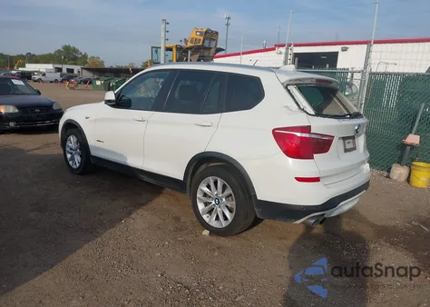 2017 BMW X3 xDrive28I из США, поврежденный, VIN 5UXWX9C50H0T04151
